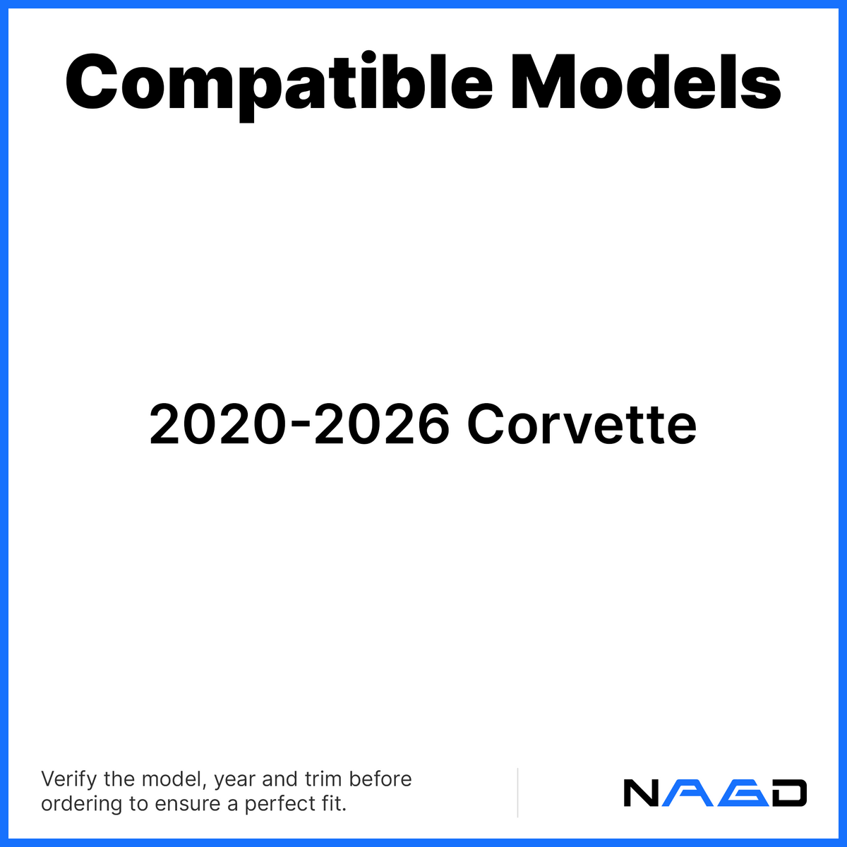 Tempered Passenger Right Side Door Window Door Glass Compatible with Chevrolet Corvette 2020-2026 Models