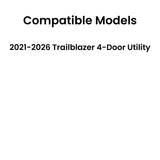 Tempered Driver Left Side Rear Door Window Door Glass Compatible with Chevrolet TrailBlazer 2021-2025 Models