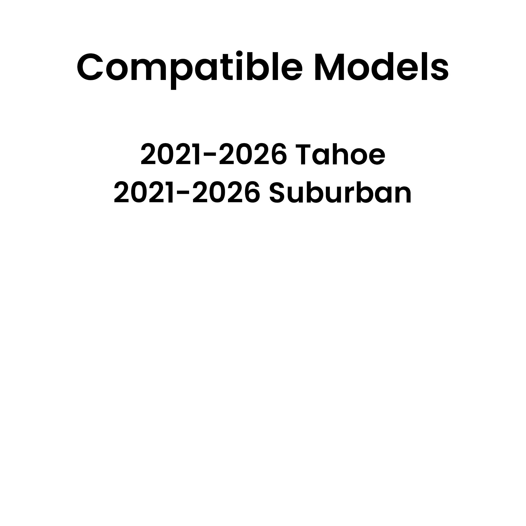 Driver Left Side Front Door Window Door Glass Compatible with Chevrolet Tahoe / Suburban 2021-2026 Models