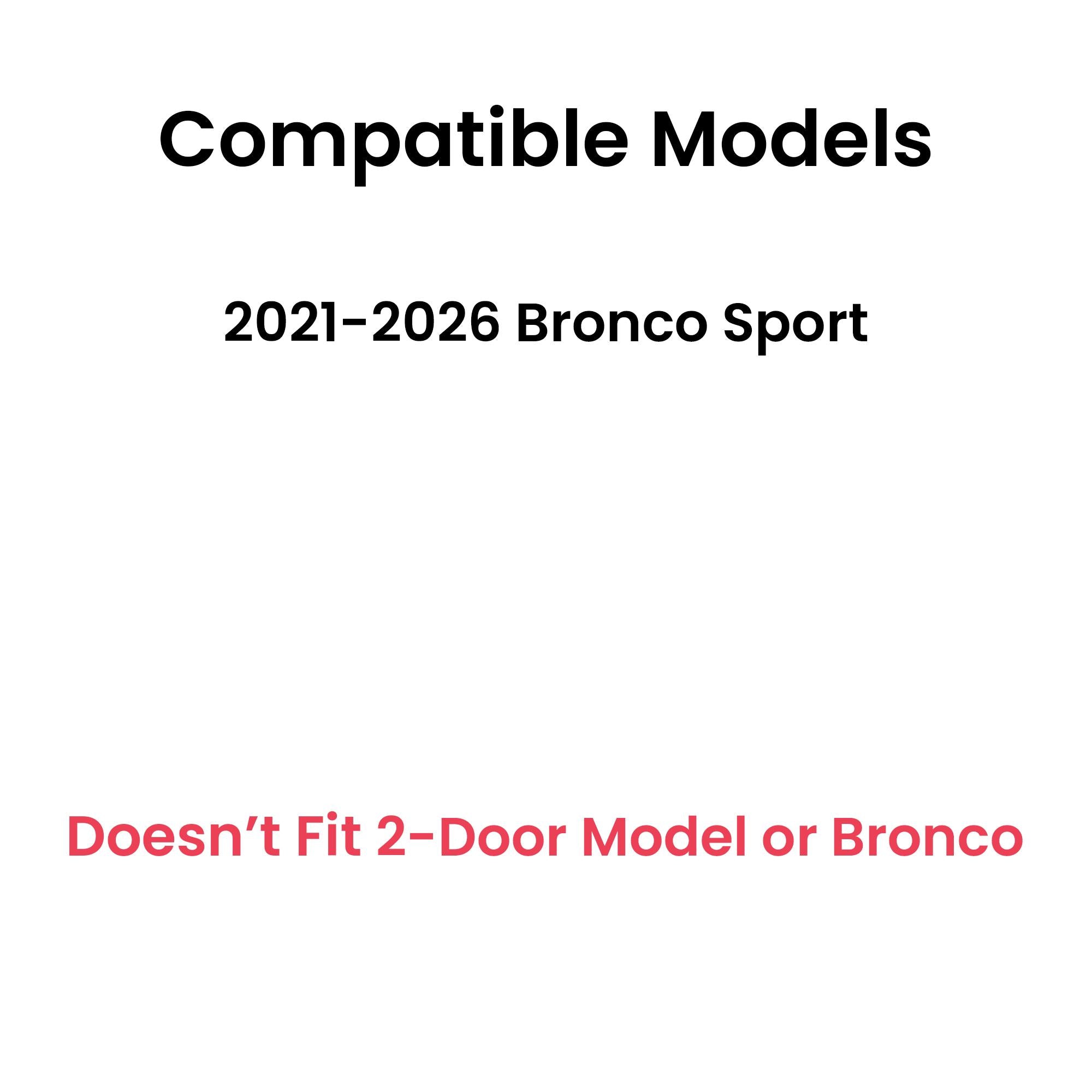 Laminated Driver Left Side Front Door Window Door Glass Glass Compatible with Ford Bronco Sport 2021-2026 Models (Doesn't Fit Bronco)