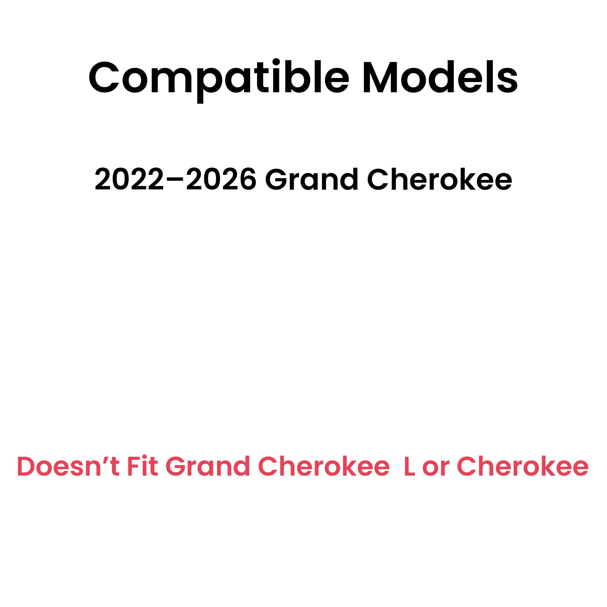Laminated Privacy Driver Left Side Rear Door Window Door Glass Compatible with Jeep Grand Cherokee 2022-2026 Models