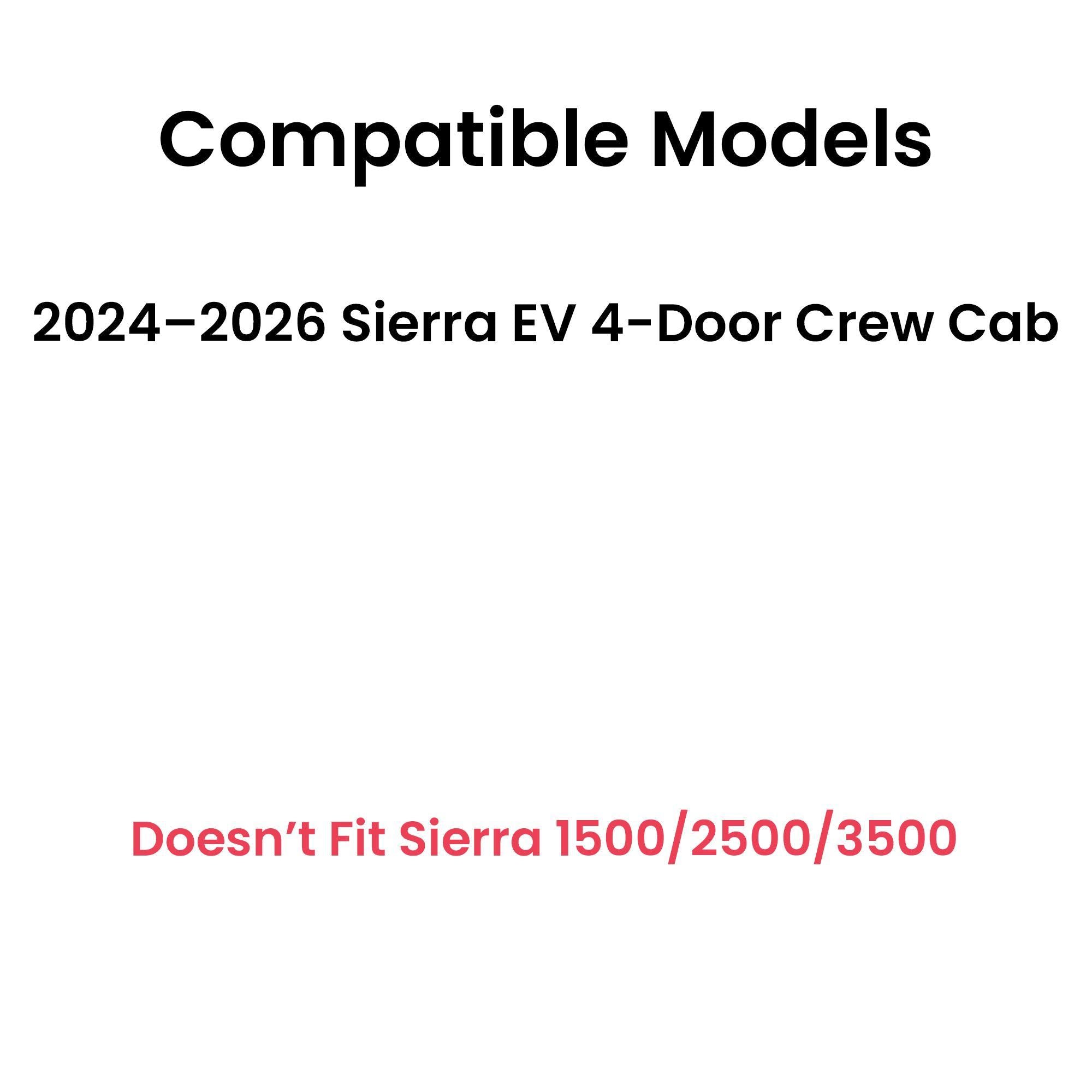 Laminated Passenger Right Side Front Door Window Door Glass Compatible with GMC Sierra EV 2024-2026 Models