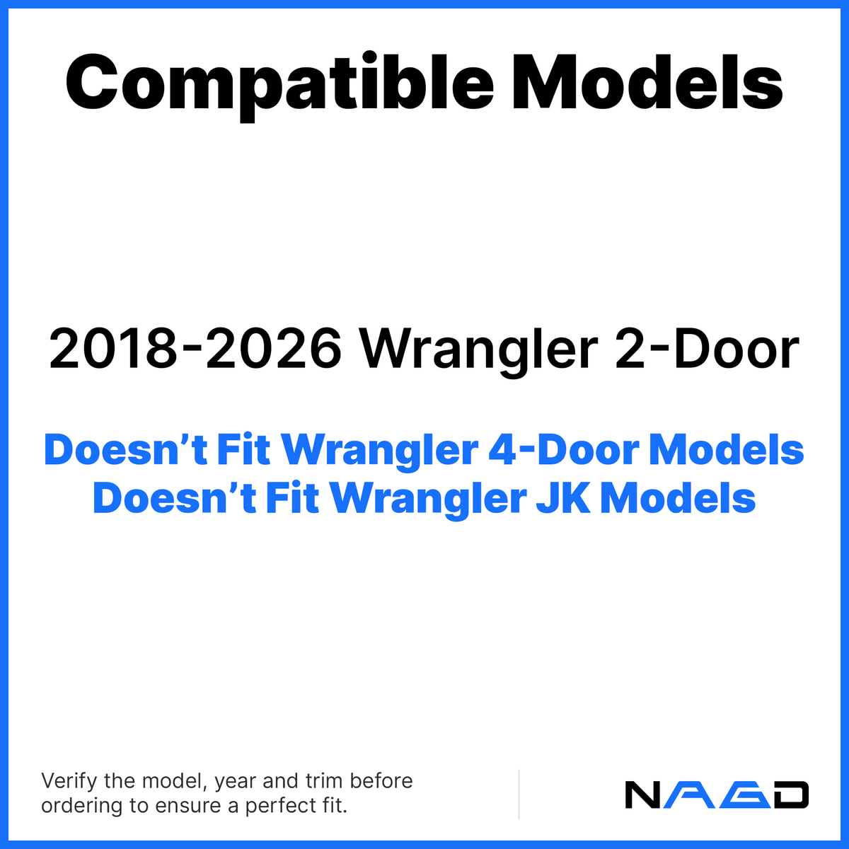 Laminated Driver Left Side Quarter Window Quarter Glass Compatible with Jeep Wrangler 2-Door 2018-2026 Models