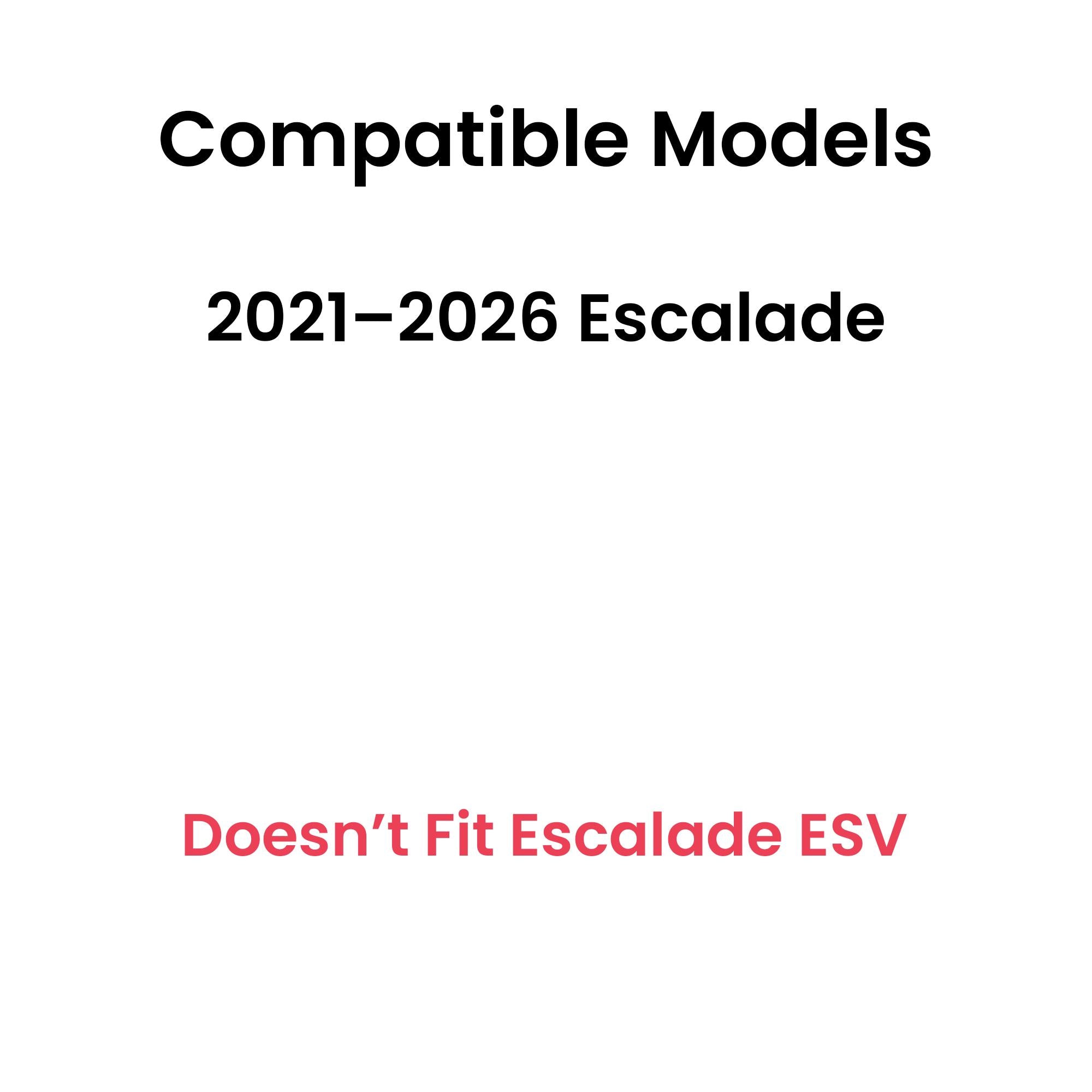 With Sensor Style Tempered Driver Left Side Quarter Window Quarter Glass Compatible with Cadillac Escalade 2021-2026 Models ( Not For Escalade ESV)