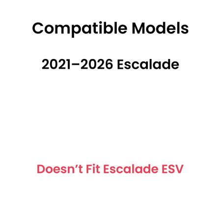 With Sensor Style Tempered Driver Left Side Quarter Window Quarter Glass Compatible with Cadillac Escalade 2021-2026 Models ( Not For Escalade ESV)