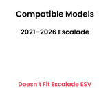 With Sensor Style Tempered Driver Left Side Quarter Window Quarter Glass Compatible with Cadillac Escalade 2021-2026 Models ( Not For Escalade ESV)
