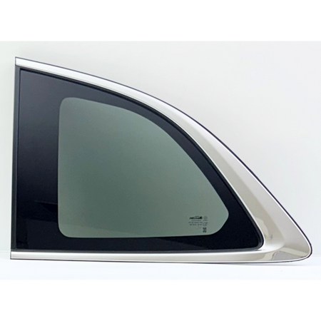 Chrome Molding Style Driver Left Side Quarter Window Quarter Glass Compatible With Buick Enclave 2025-2026 Models