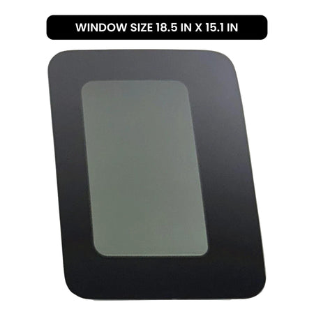 Driver Left Side Quarter Window Door Glass Compatible with Ford Ranger / Mazda B2300 B2500 B3000 B4000 Super/Extended Cab Pickup 1998-2010 (Only For Vehicle Style Has Rear Access Door)