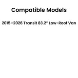 Passenger Right Side Front Vent Window Vent Glass Compatible with Ford Transit 83.2" Low-Roof Van 2015-2026 Models (Not for Mid/High Roof Transit, or Transit Connect)