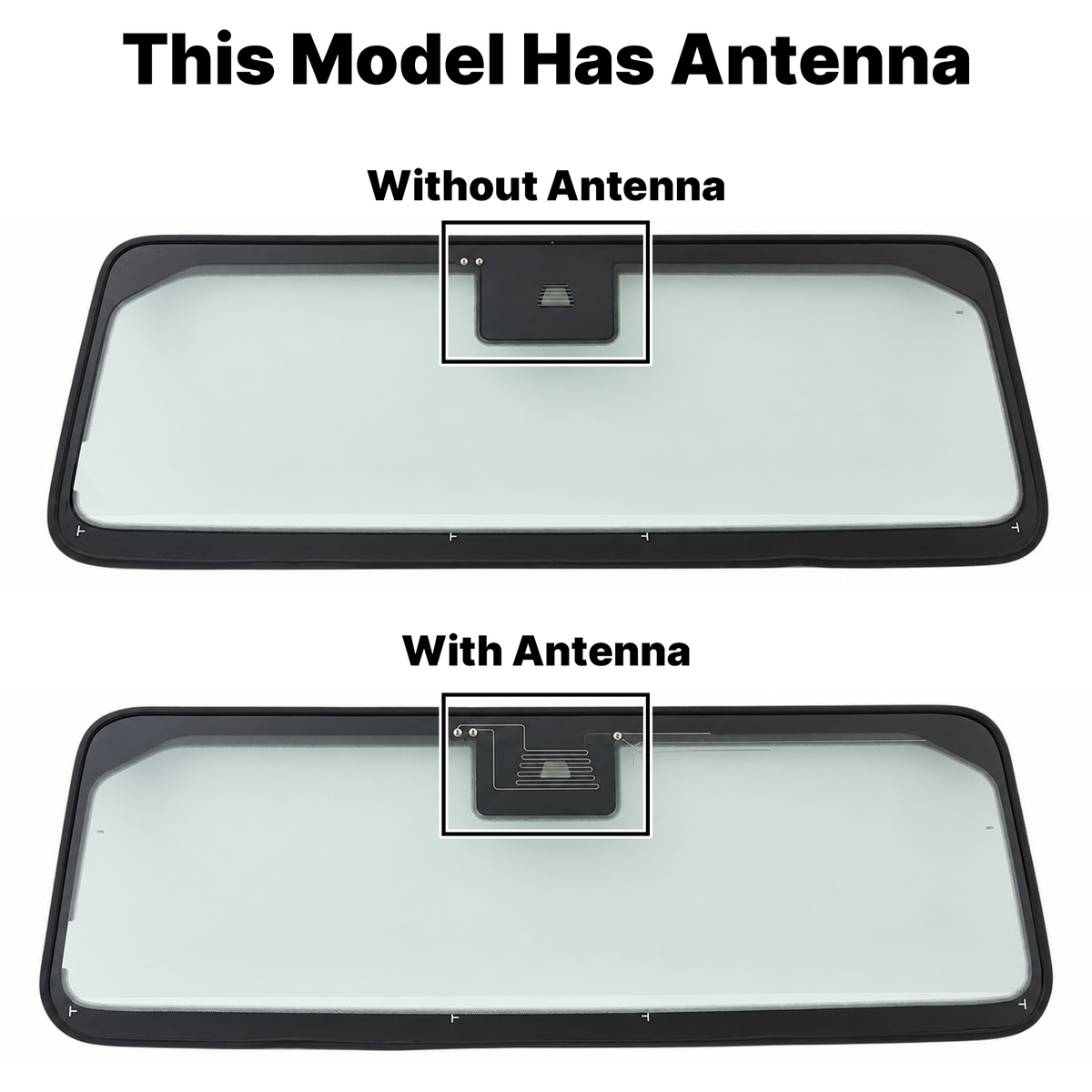 Laminated Front Windshield Window Glass Compatible with Jeep Gladiator 2020-2025/ Wrangler 2019-2023 Models W/ Feature