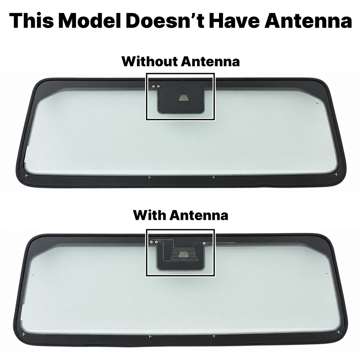 Laminated Front Windshield Window Glass Compatible with Jeep Gladiator 2020-2025 / Wrangler 2019-2023 Models