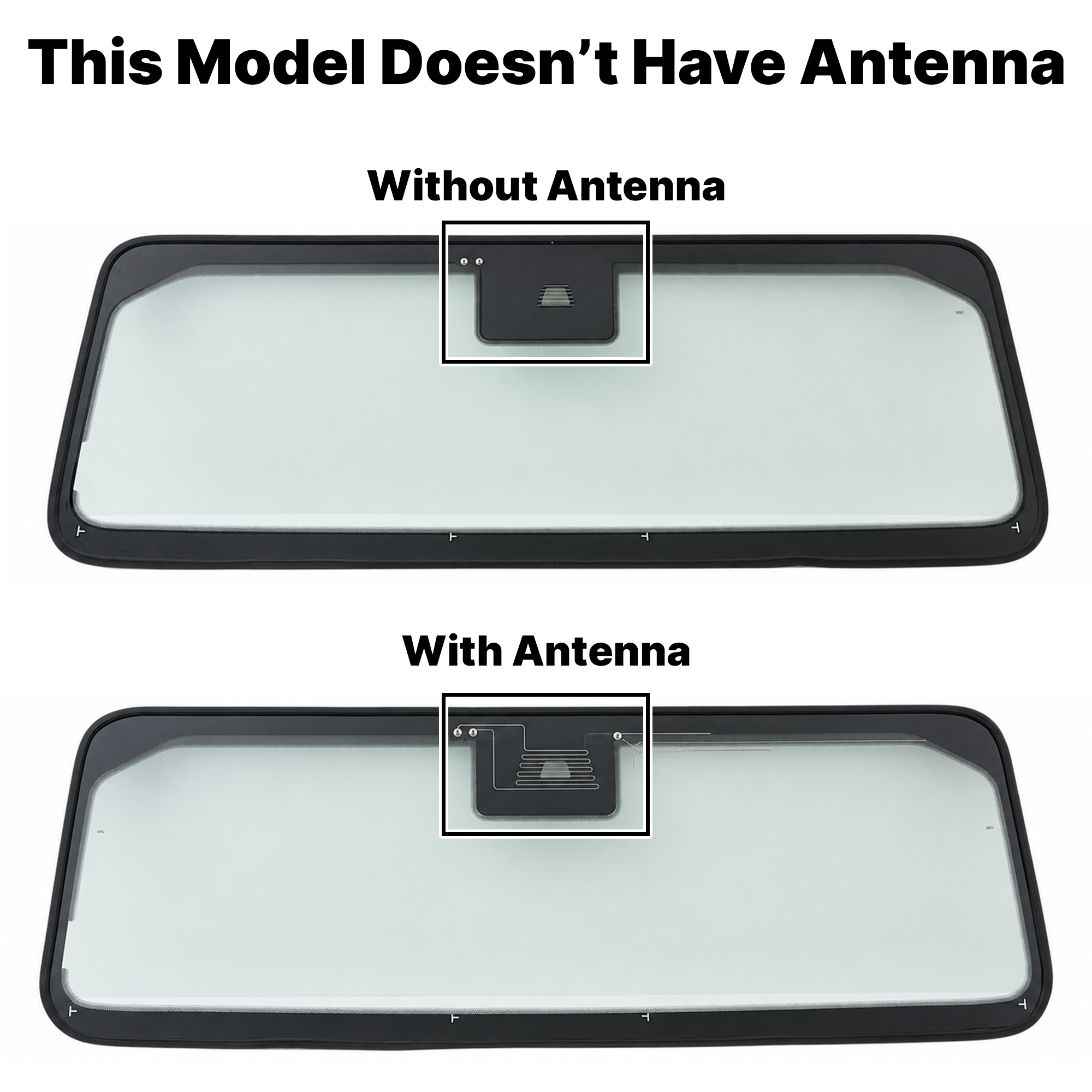 Laminated Front Windshield Window Glass Compatible with Jeep Gladiator 2020-2025 / Wrangler 2019-2023 Models
