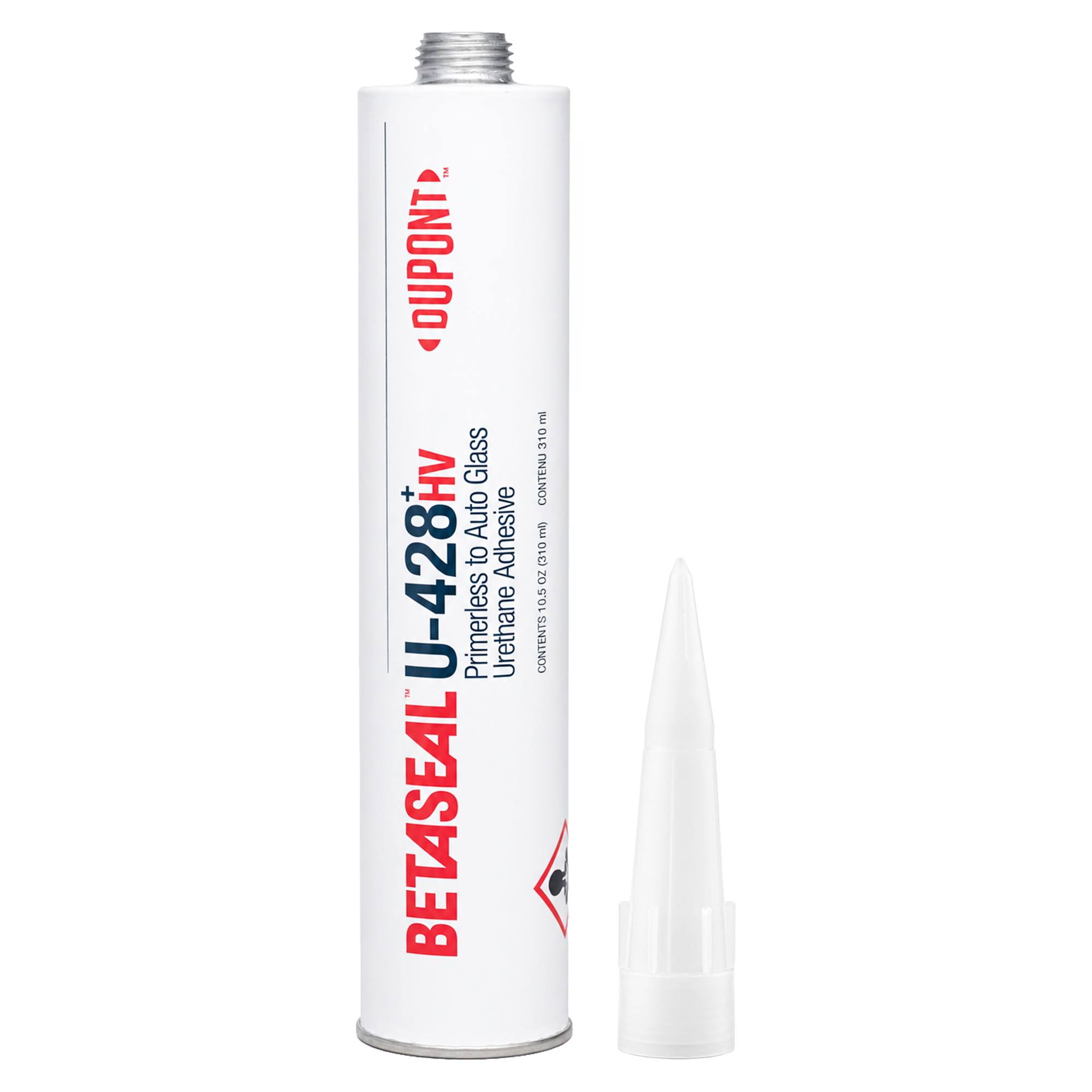 DOW DuPont Betaseal U-428 HV Plus Primerless Urethane Adhesive Auto Glass Sealant (1 Tube)