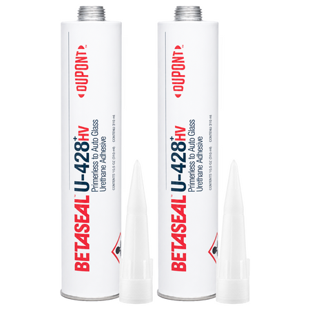 DOW DuPont Betaseal U-428 HV Plus Primerless Urethane Adhesive Auto Glass Sealant (2 Tubes)