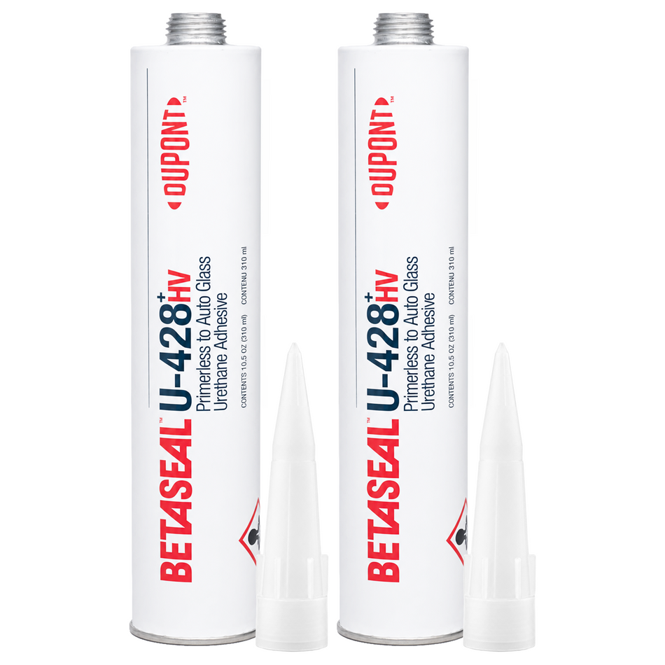 DOW DuPont Betaseal U-428 HV Plus Primerless Urethane Adhesive Auto Glass Sealant (2 Tubes)