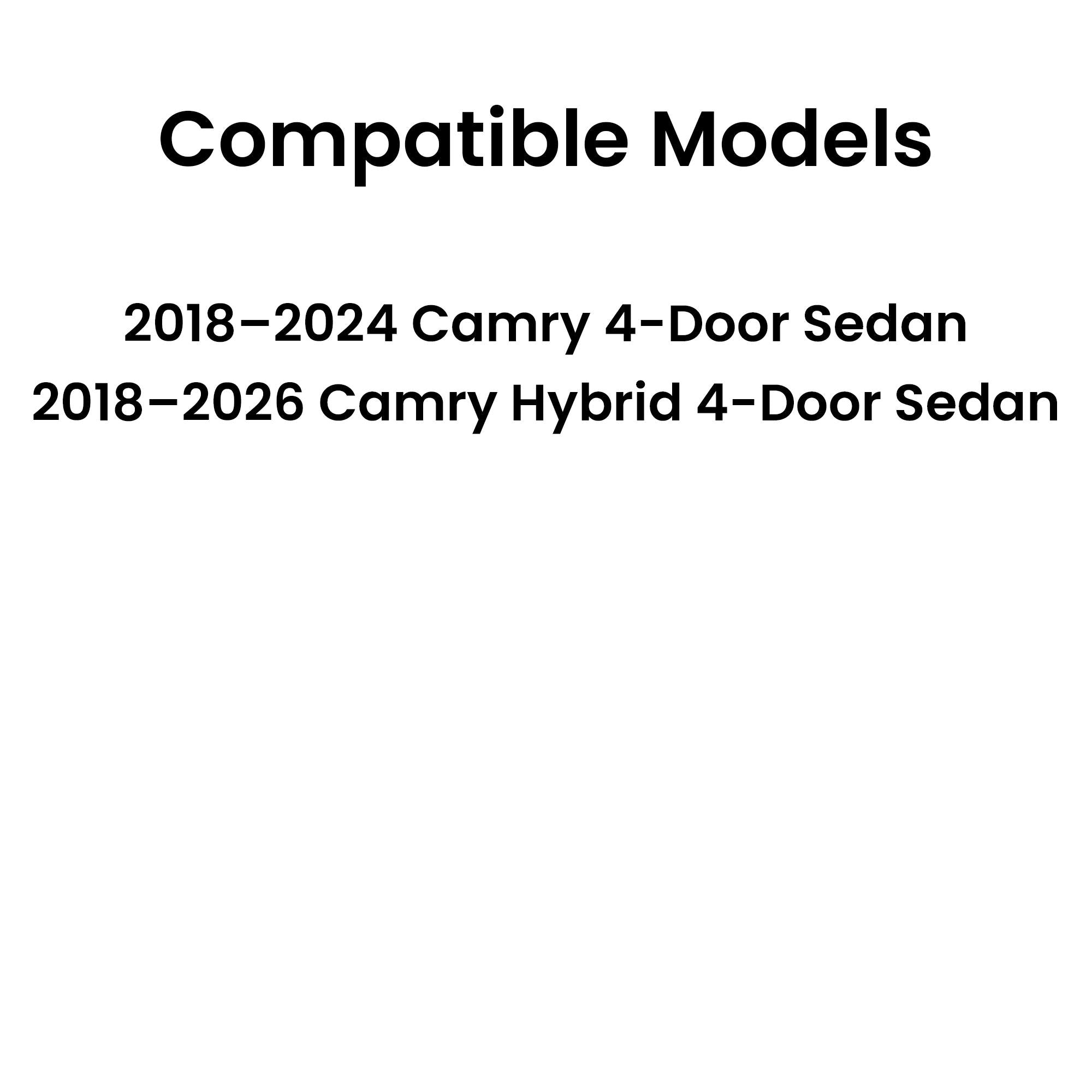Heated Back Window Back Glass Compatible With Toyota Camry 2018-2026 Models