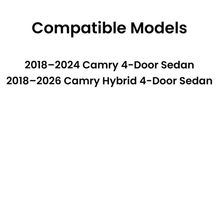 Heated Back Window Back Glass Compatible With Toyota Camry 2018-2026 Models