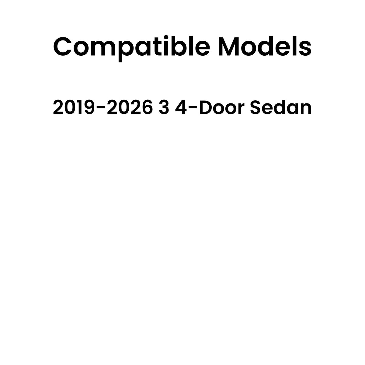 Heated Rear Back Window Back Glass Compatible with Mazda 3 4-Door Sedan 2019-2026 Models (Not For Hatchback)