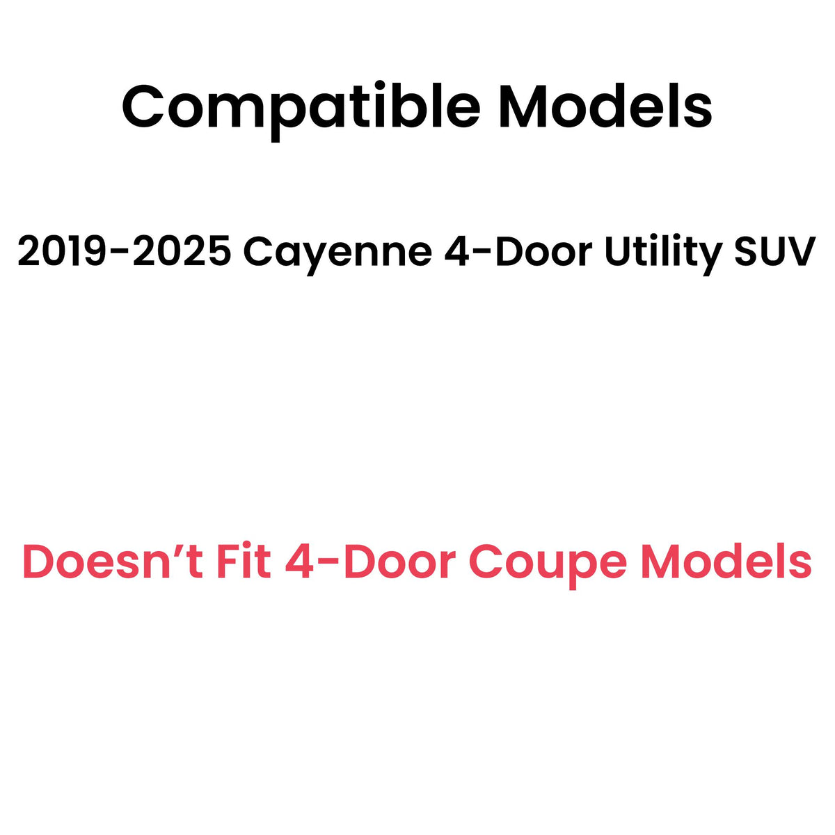 Tempered Heated 4-Connectors Style Rear Tailgate Liftgate Window Back Glass Compatible with Porsche Cayenne 2019-2025 4-Door Utility / SUV Models (Not For Coupe)