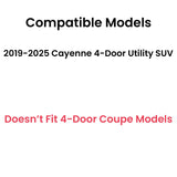Tempered Heated 4-Connectors Style Rear Tailgate Liftgate Window Back Glass Compatible with Porsche Cayenne 2019-2025 4-Door Utility / SUV Models (Not For Coupe)