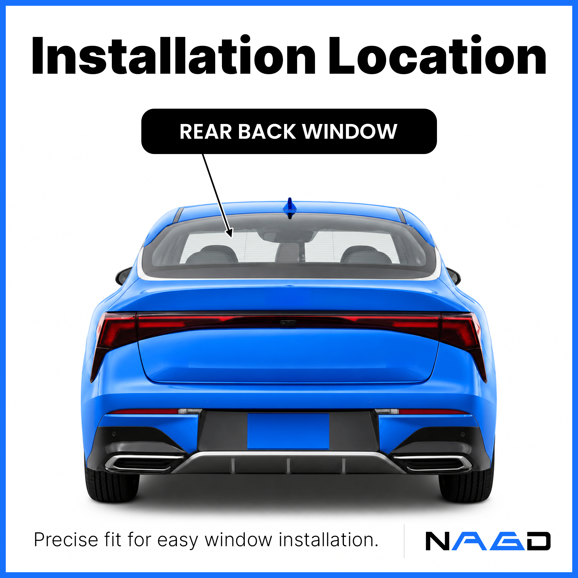 Heated Rear Back Window Back Glass Compatible with Kia K5 2021-2026 Models