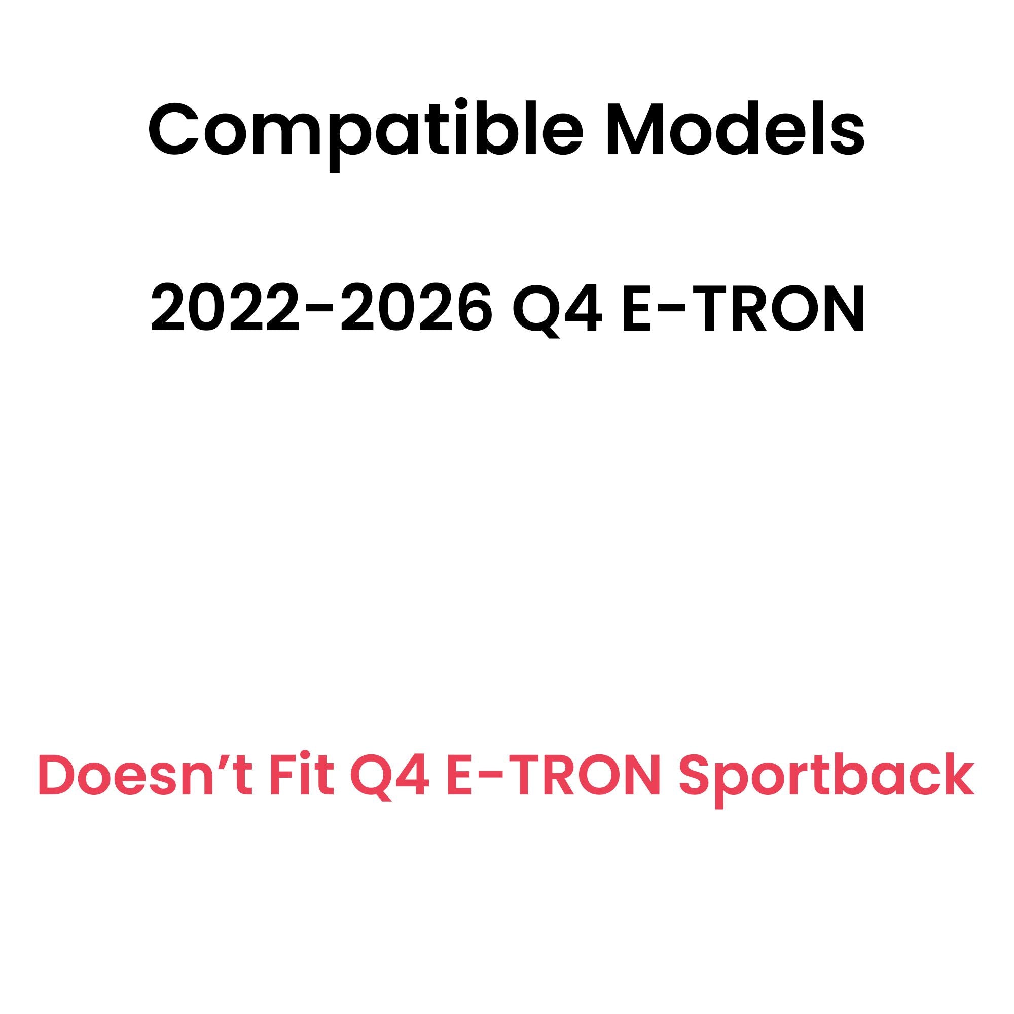 Heated Rear Back TailGate LiftGate Window Back Glass Compatible with Audi Q4 E-TRON 2022-2026 Models (Not For Sportback Model)