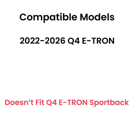 Heated Rear Back TailGate LiftGate Window Back Glass Compatible with Audi Q4 E-TRON 2022-2026 Models (Not For Sportback Model)