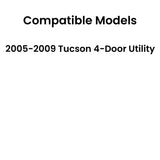 Driver Left Side Front Door Window Door Glass Compatible with Hyundai Tucson 2005-2009 Models