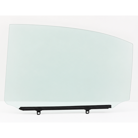 Driver Left Side Rear Door Window Door Glass W/ 2x5mm Clips Compatible with Lexus LS460 2007-2017 Models (Not for LS460 L)