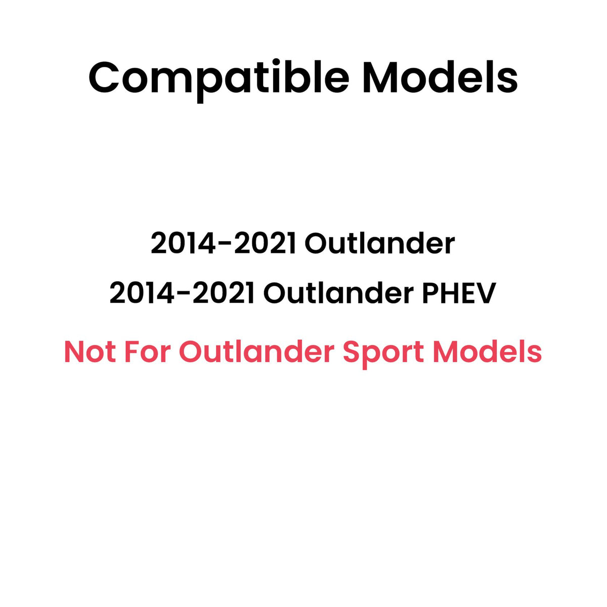 Driver Left Side Front Door Window Door Glass Compatible with Mitsubishi Outlander 2014-2021 / PHEV 2018-2022 Models