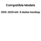 Tempered Driver Left Side Door Window Door Glass Compatible with Mazda MX-5 Miata Hardtop 2016-2025 Models