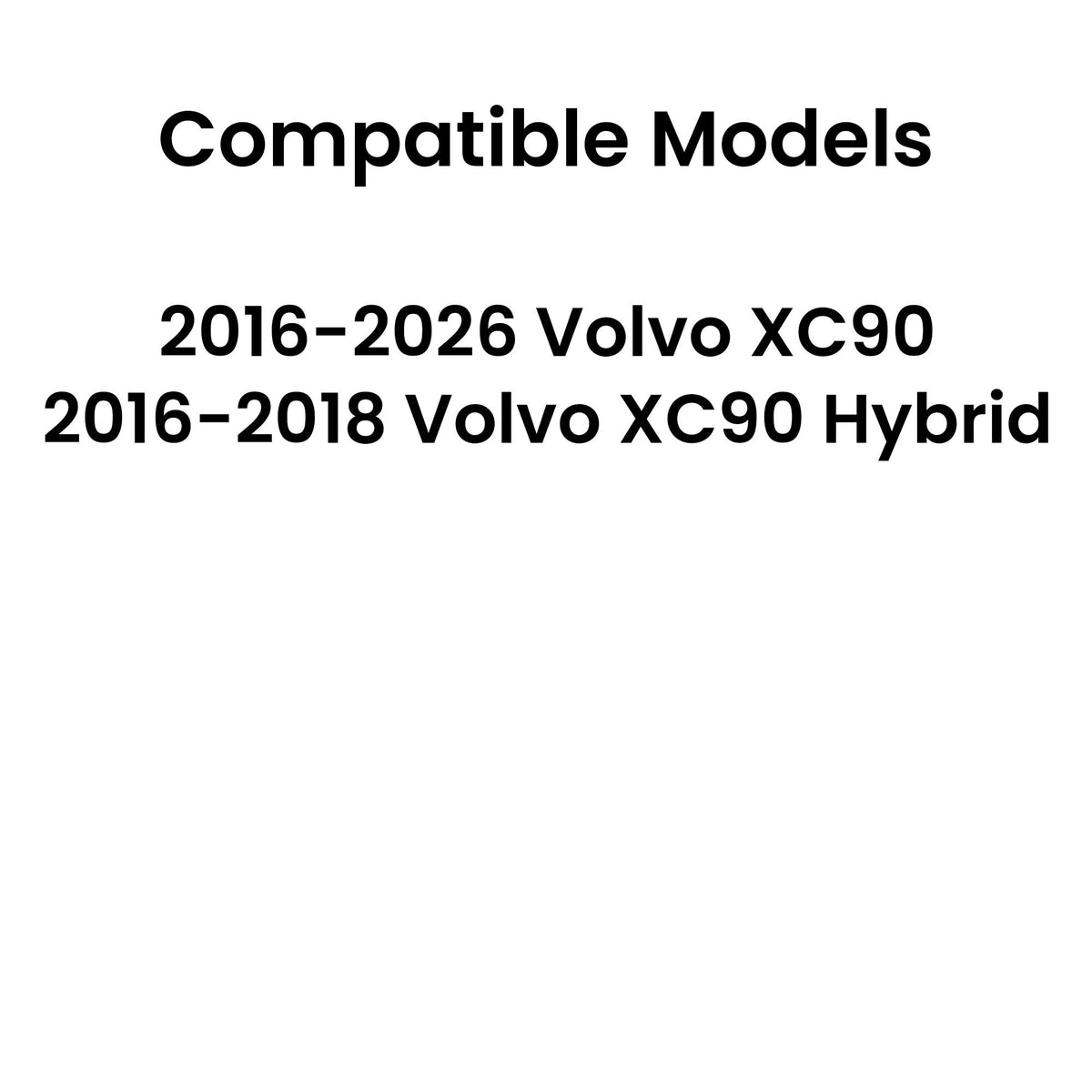 Passenger Right Side Rear Door Window Door Glass Compatible with Volvo XC90 2016-2026 Models
