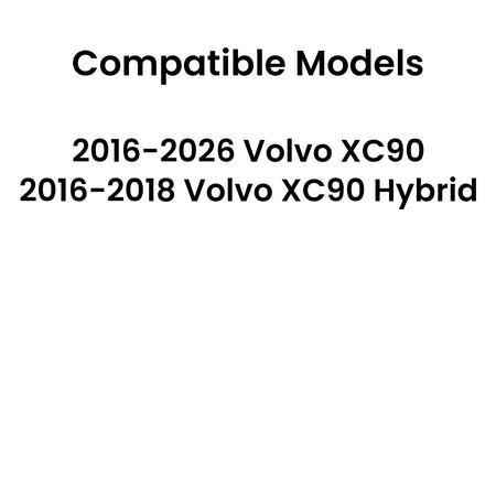 Passenger Right Side Rear Door Window Door Glass Compatible with Volvo XC90 2016-2026 Models