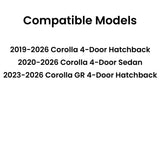 Passenger Right Side Front Door Window Door Glass Compatible with Toyota Corolla 4 Door Hatchback 2019-2026 / Corolla 4 Door Sedan 2020-2026 Models