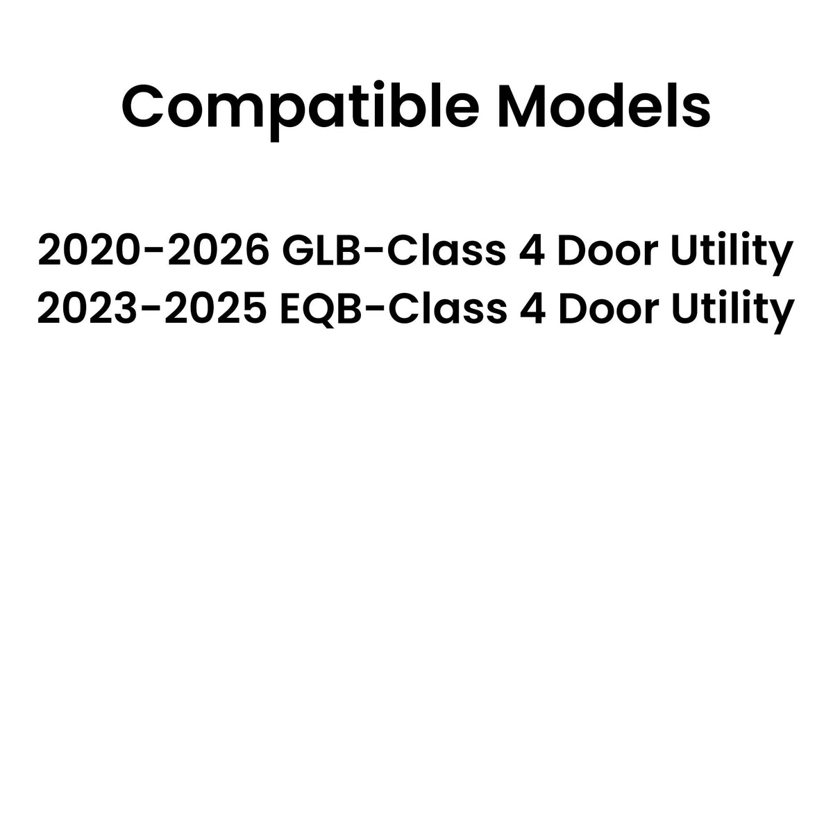 Tempered Passenger Right Side Front Door Window Door Glass Compatible with Mercedes Benz GLB-Class 2020-2026 & EQB-Class 2023-2025 Models