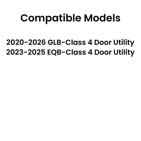 Tempered Passenger Right Side Front Door Window Door Glass Compatible with Mercedes Benz GLB-Class 2020-2026 & EQB-Class 2023-2025 Models