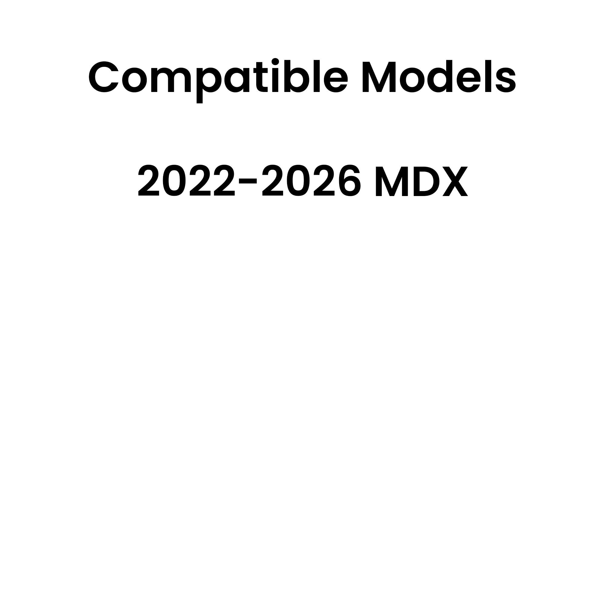 Tempered Passenger Right Side Rear Door Window Door Glass Compatible with Acura MDX 2022-2026 Models