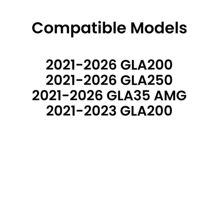 Tempered Privacy Driver Left Side Rear Door Window Door Glass Compatible with Mercedes Benz GLA200 GLA250 GLA35 GLA45 2021-2026 Models