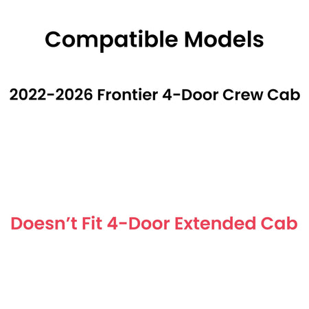 Tempered Factory Privacy Tinted Driver Left Side Rear Door Window Door Glass Compatible with Nissan Frontier 4 Door Crew Cab Pickup 2022-2026 Model