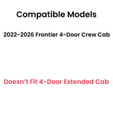 Tempered Factory Privacy Tinted Passenger Right Side Rear Door Window Door Glass Compatible with Nissan Frontier 4 Door Crew Cab Pickup 2022-2026 Model