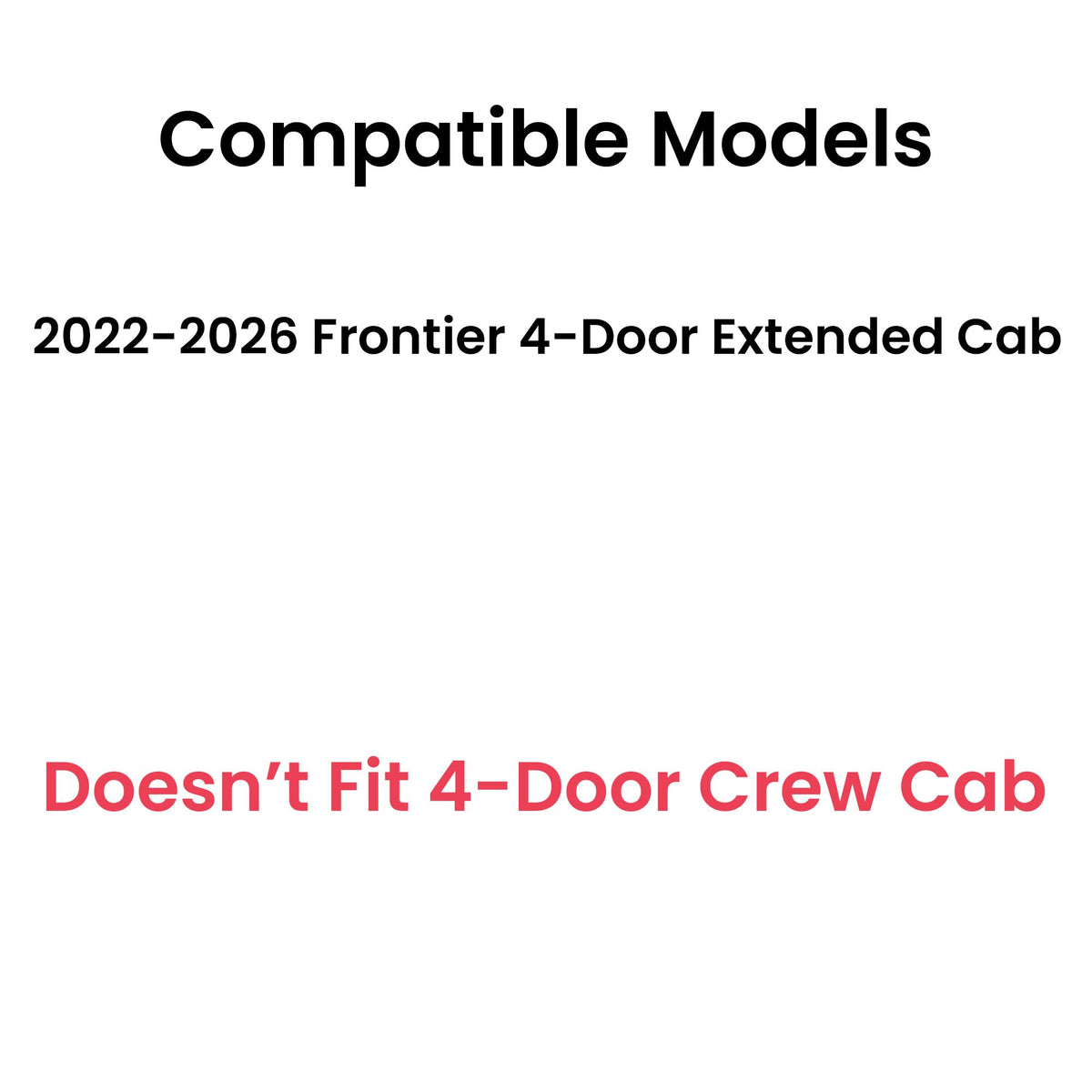 Tempered Factory Privacy Tinted Passenger Right Side Rear Door Window Door Glass Compatible with Nissan Frontier 4 Door Extended Cab Pickup 2022-2026 Model