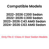 Laminated Driver Left Side Front Door Window Door Glass Compatible with Mercedes Benz C-Class C200 C300 C43AMG C63AMG 4-Door Sedan 2022-2026 Models