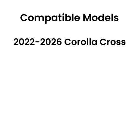 Tempered Passenger Right Side Front Door Window Door Glass Compatible with Toyota Corolla Cross 2022-2026 Models (Not For Corolla)