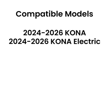 Tempered Driver Left Side Front Door Window Door Glass Compatible with Hyundai Kona / Kona Electric 2024-2026 Models
