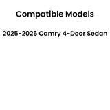 Tempered Passenger Right Side Rear Door Window Door Glass Compatible with Toyota Camry 2025-2026 Models