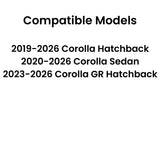 Passenger Right Side Front Vent Window Vent Glass Compatible with Toyota Corolla 4 Door Hatchback 2019-2026 / Corolla 4 Door Sedan 2020-2026 Models
