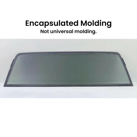 Encapsulated Privacy Stationary Back Window Glass Compatible with Chevrolet/GMC C1500 K15001988-1999 & C2500 K2500 C3500 K3500 1988-2000 Pickup Models