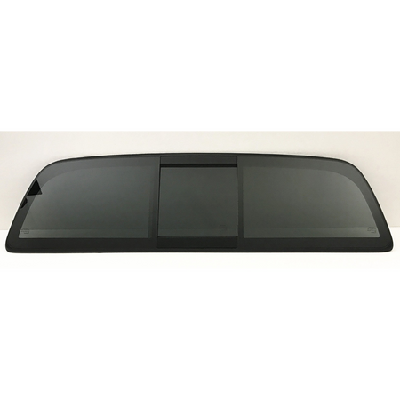 OE Sliding Back Window Glass W/ Center Complete Power Slider Compatible with Toyota Tacoma Pickup 2017-2023 Models