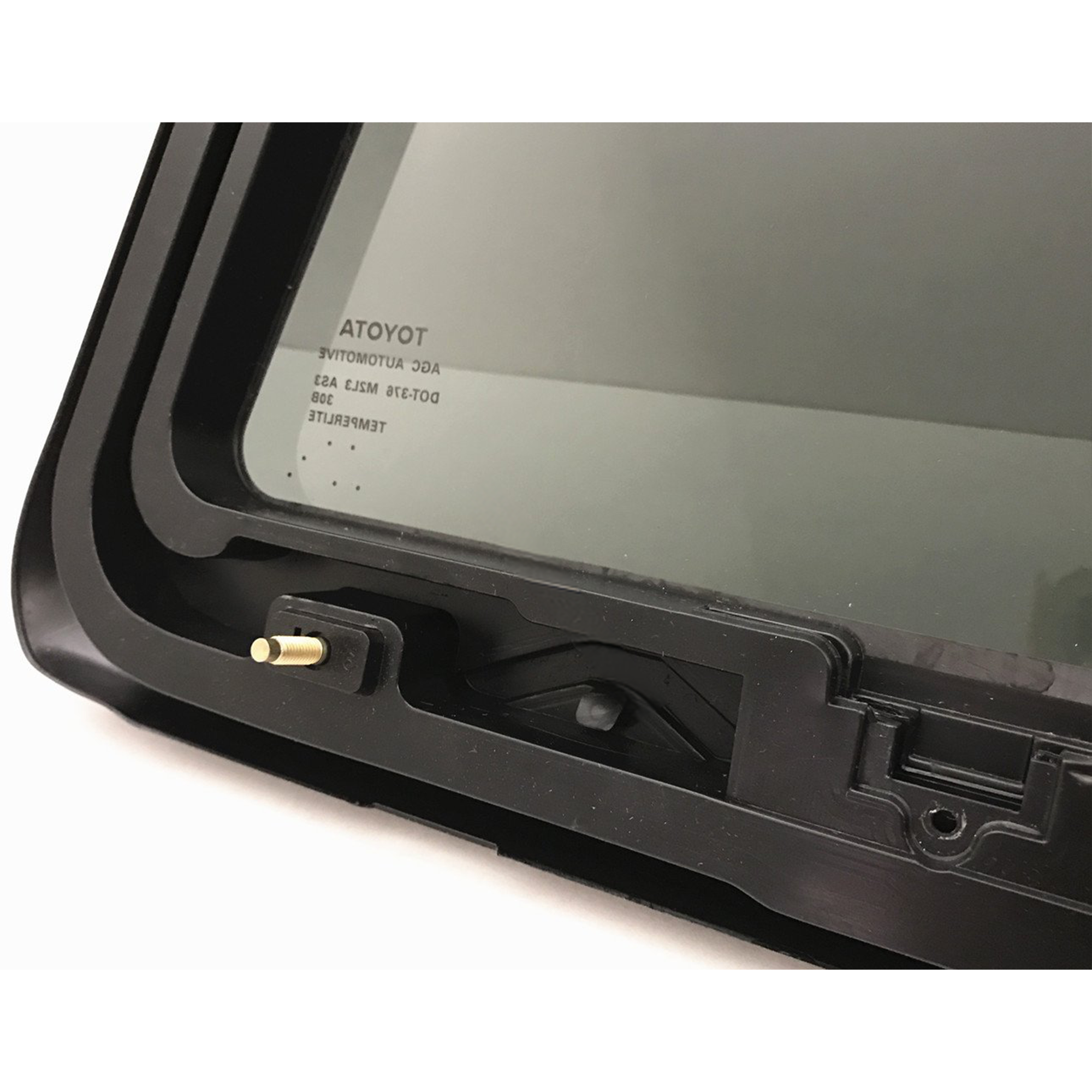OE Sliding Back Window Glass W/ Center Complete Power Slider Compatible with Toyota Tacoma Pickup 2017-2023 Models