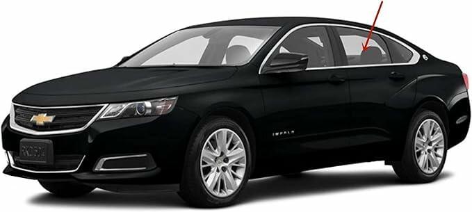 Driver Left Side Rear Door Window Door Glass Compatible with Chevrolet Impala 2006-2013 Models / Impala Limited 2014-2016 Models